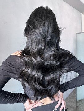 アイティーバイアルバム 松戸店(IT by ALBUM) 秋色ウルフレイヤーロング透明感カラー黒髪_ba532241