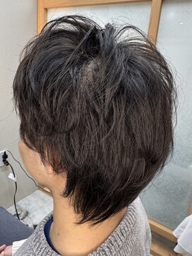 イゾラ(isola) 【isola】メンズウルフ/ツーブロ/パーマなし/簡単スタイリング