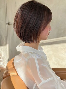 アフロート ルヴア(AFLOAT RUVUA) みねスタイル♪ 似合わせ ショート ボブ 30代 40代 小顔 新宿