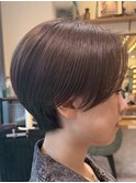 ミニウルフレイヤーカット顔周りカット前髪カットショート/大宮