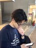 【岡指名限定】メンズパーマ＋カット（ツイスパ、シャドウ、スペインカール）
