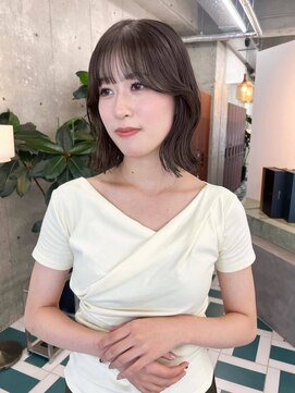 ノエ(noe) ミディアムヘア/デザインカラー/フェイスフレーミング/栄h185