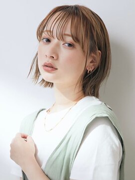 エトル バイ コムマティス 恵比寿駅前店(etre by comme Matisse) 小顔カット×透明感カラー[恵比寿駅/髪質改善/オリーブグレー]