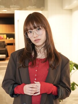 ラヴィズム 小新店(LUVISM) 韓国/顔周りレイヤー/おくれ毛/ベージュ/ダブルカラー西区小新◆