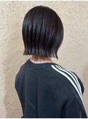 切りっぱなしボブ 透明感カラー アッシュブラウン 艶髪 髪質改善