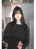 ミルクティーベージュ/レイヤーボブ/韓国巻き/顔周りカット/田町