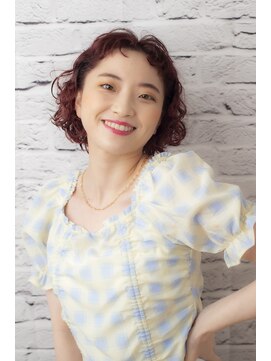 ノブ ヘアデザイン 弘明寺店(NOB hairdesign) ［NOBhairdesign 弘明寺店 ］シフォンパーマｘペオニーカラー