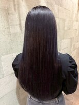 クララジャパン ナベシマ(CLALA JAPAN Nabeshima)&nbsp;縮毛矯正　質感ストレート　髪質改善カラー　顔まわり　ブリーチ