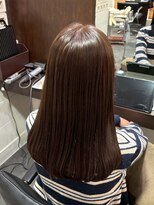 エクファ ヘア シェリル 草津 南草津店(ex-fa hair cherir) ピンクベージュ/アンブレラカラー/クールショート/前髪/南草津