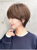 ショートヘア/分け目なし/イメチェン/30代40代50代60代/表参道