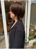 ナチュラルショートウルフ