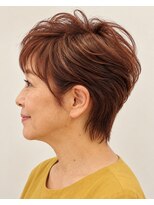ラピッシュ 常盤平店(Lapish)&nbsp;大人の上品ショ-ト×　ワインレッドカラー