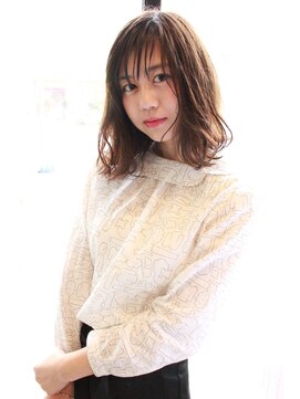 ヘアースペースシャルム (HAIR SPACE Charme) 【Charme】　グレージュ × セミウェット な やわらか可愛いボブ