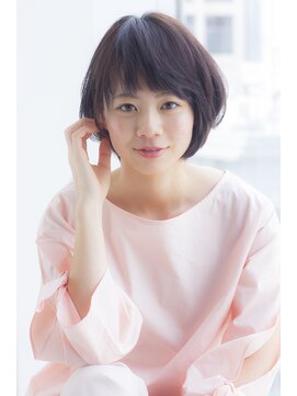 ラフ フロム ガーデン(Laf from GARDEN) <Ramie寺尾拓巳>大人女子の黒髪でもかわいいショートボブ