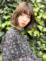 ルティア(Lutia)&nbsp;外ハネミディ ナチュラルブラウン