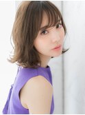 *LOREN*丸顔◎面長◎デジタルパーマ大人かわいい小顔ボブディ
