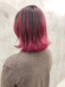 スー 渋谷(suu) ＊【SUN】バレイヤージュピンク