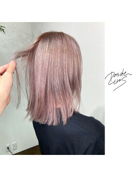 パドトロワ(Pas de trois) 新潟×ホワイトピンクベージュ×夏のハイトーンカラー