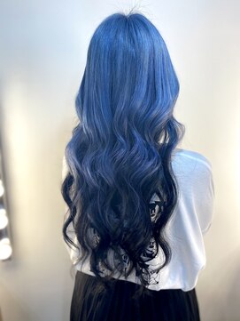 ヘアメイクサロン ゼロ(ZERO) ★Black × Blue ★グラデーション☆