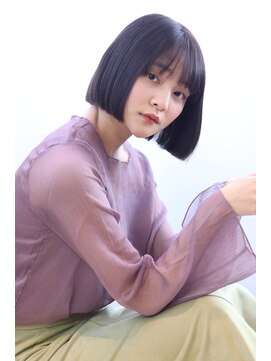 マルシェ(marche) 【マルシェスズハタコウヘイ】髪質改善　イルミナ　前下がりボブ