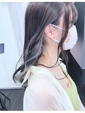 ログネオン(.6 -ROGU- neon) 《ログネオン》アッシュグレー×インナーカラー