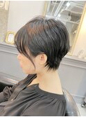 パーマ　ショートヘア