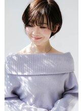 マッシュアンドマッシュアヴェダ ららぽーと福岡店(mash&mash AVEDA)&nbsp;【ショートボブ】ふんわりスタイリング♪耳かけショートスタイル