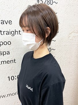 モリオ フロム ロンドン サッポロファクトリー店(morio FROM LONDON) 【morio】札幌ショート 大人かわいい耳かけショート