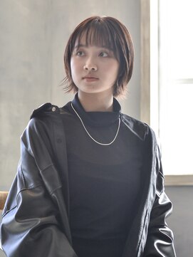 ロアー ヘアー マックイーン 流山おおたかの森店(RAWR hair McQueen) 小顔ショート_シースルーバング