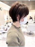 襟足束感ショート