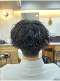 メンズツイストパーマスパイラルパーマフェード[千葉]