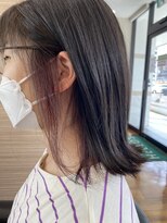 アローズソワン(HELLO'S SOIN) ワンポイントが可愛いインナーカラー