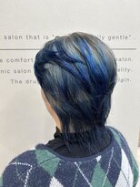 ヘアースパ ノッシュ 藤崎店(Hair Spa Nosh) クール×ショート×ブルーグラデーション