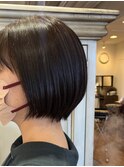 丸みショートボブ.