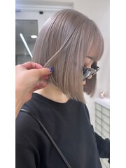 美髪◎ピンクブラウン/エアリーロング/髪質改善/ハイトーン