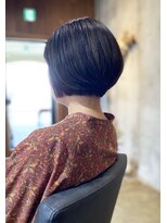 ビミュ(vimu)&nbsp;ハイライトショートボブ  [ショート/パーマ/三宮/元町/白髪染め]