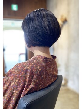 ビミュ(vimu) ハイライトショートボブ  [ショート/パーマ/三宮/元町/白髪染め]