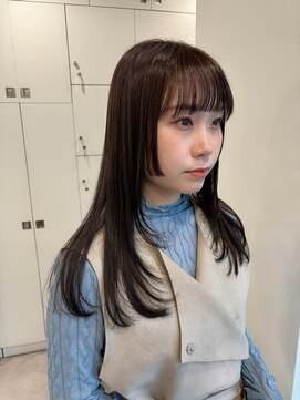 シアン 橋本店(Shian) トレンドレイヤーカット＋つや感ベージュ