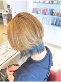 ミルクティー×インナーブルー