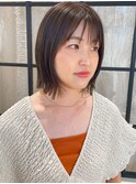 顔まわりレイヤーボブ