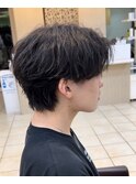 毛流れシャドウパーマ