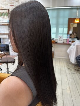 レプリカ(replica.) 【replica】岡山 髪質改善カラーダークベージュ