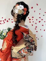 パーティー PAR-TY 芦屋店 【ヘアアレンジ】あみおろしスタイル【着付け】