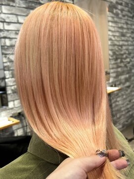 クロト(Clotho) ピンクカラー/イヤリングカラーダブルカラーブリーチ白髪染め