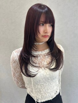 ルル(LuLu by KENJE) レイヤーカット【藤沢/本鵠沼/ヘッドスパ/白髪ぼかし/艶髪】