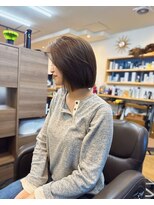 ソウバイジョージ(Sow by George)&nbsp;Takumi大人前下がり切りっぱなしボブ！！