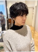 【REN】マッシュショートパーマ