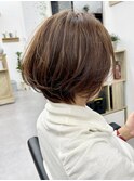 くせ毛風ショートボブ浦和美容室ARTS荒巻充20代30代40代カット
