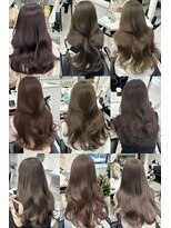 アマトウキョウ アユンチェ(AMA TOKYO×AYUNCHE) アッシュグレージュ ラベンダーグレージュ 透明感カラー