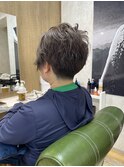 ベリーショート × アシンメトリー × 3Dカラー
